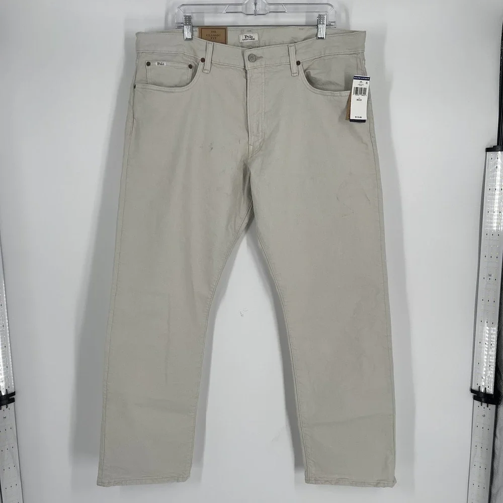 NEW Polo Ralph Lauren Men's Slim‎ Straight Stretch Sateen Five-Pocket Pants